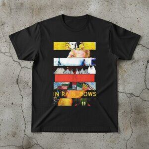 In Rainbows Album Graphic T-Shirt | Indie Rock Band Art Tee | Aesthetic Music